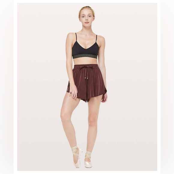 Lululemon Principal Dancer Short *3" Midnight Maroon Size 6 - Picture 3 of 5
